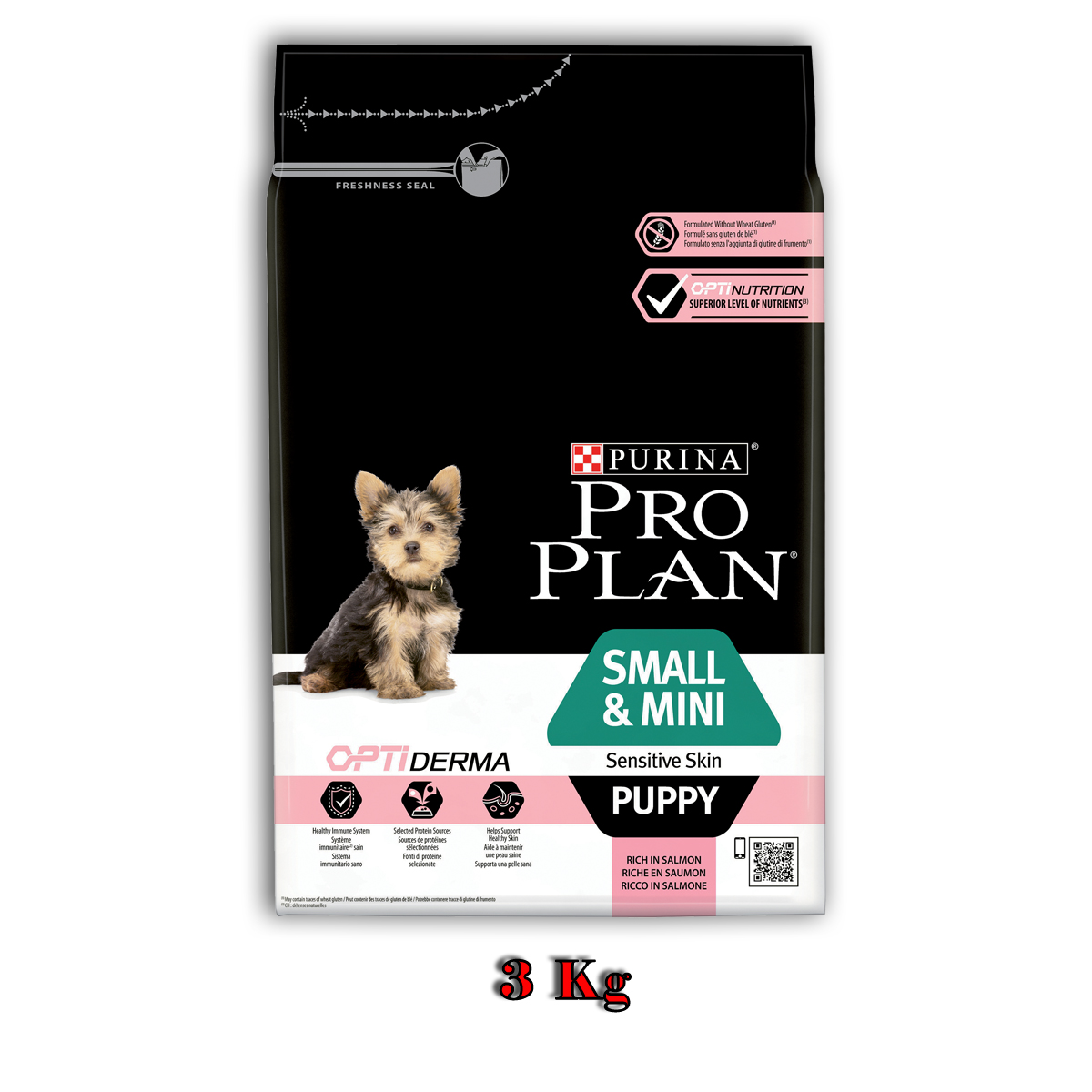 Purina Pro Plan Small e Mini Puppy Sensitive Skin Optiderma Salmone 3 Kg