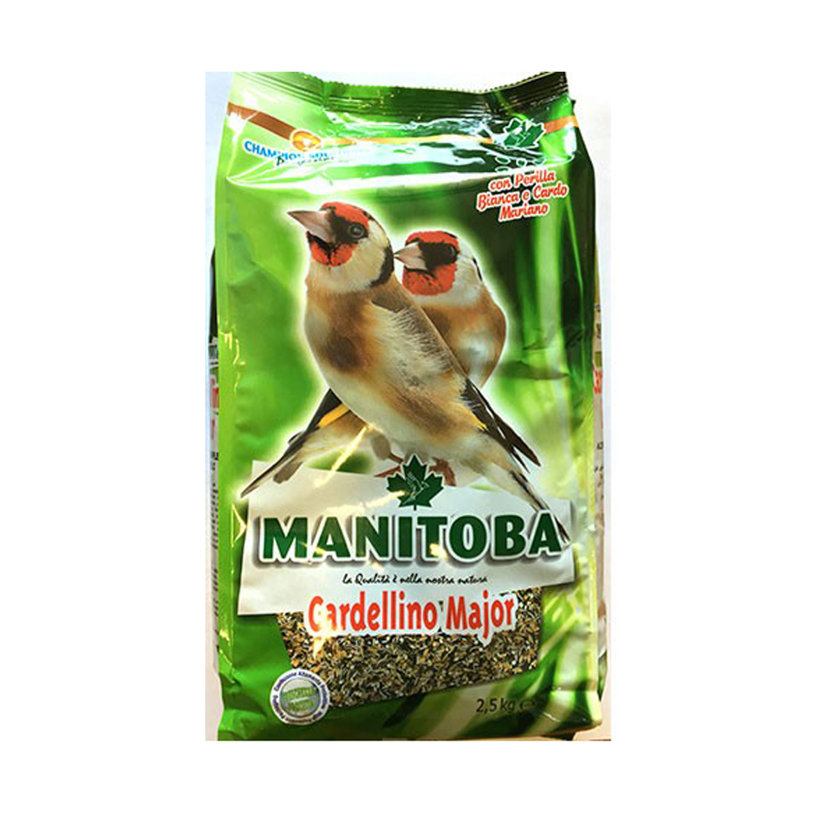 Manitoba Cardellino Major 2,5 kg Mangime completo per Cardellini