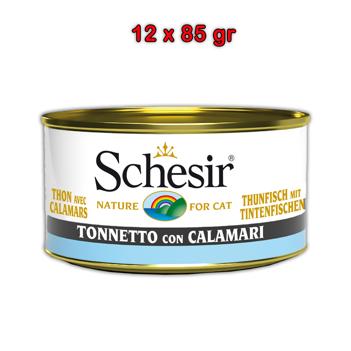 Schesir Tonnetto con Calamari in Jelly 85 gr - 12 confezioni