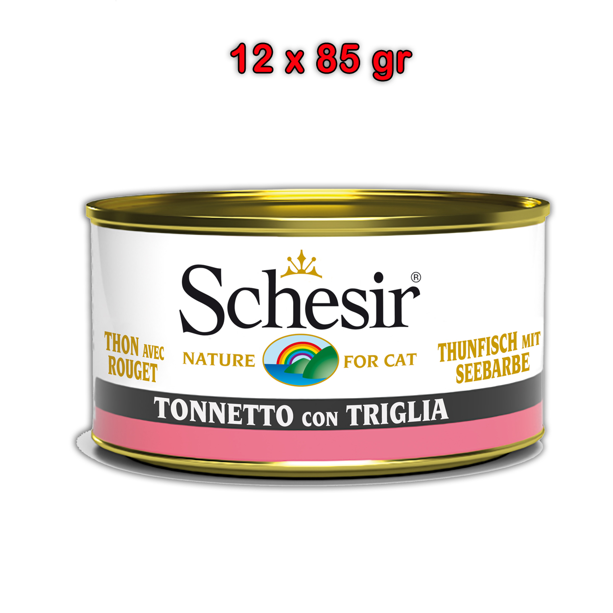 Schesir Tonnetto con Triglia in Jelly 85 gr - 12 confezioni