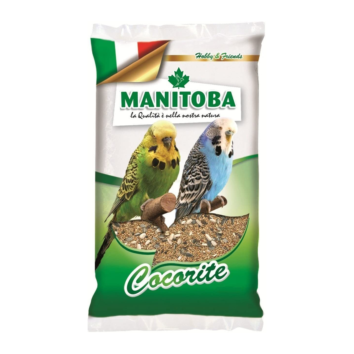 Manitoba Cocorite Biscuit 1 kg miglio avena lino canapa panico biscotto