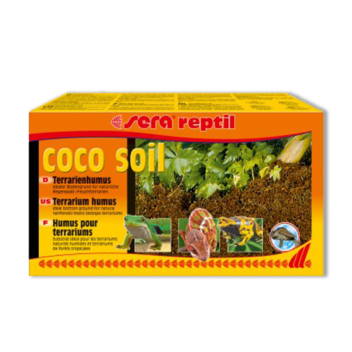 Sera Reptil Coco Soil - Substrato di fibre di cocco per terrari umidi 650gr