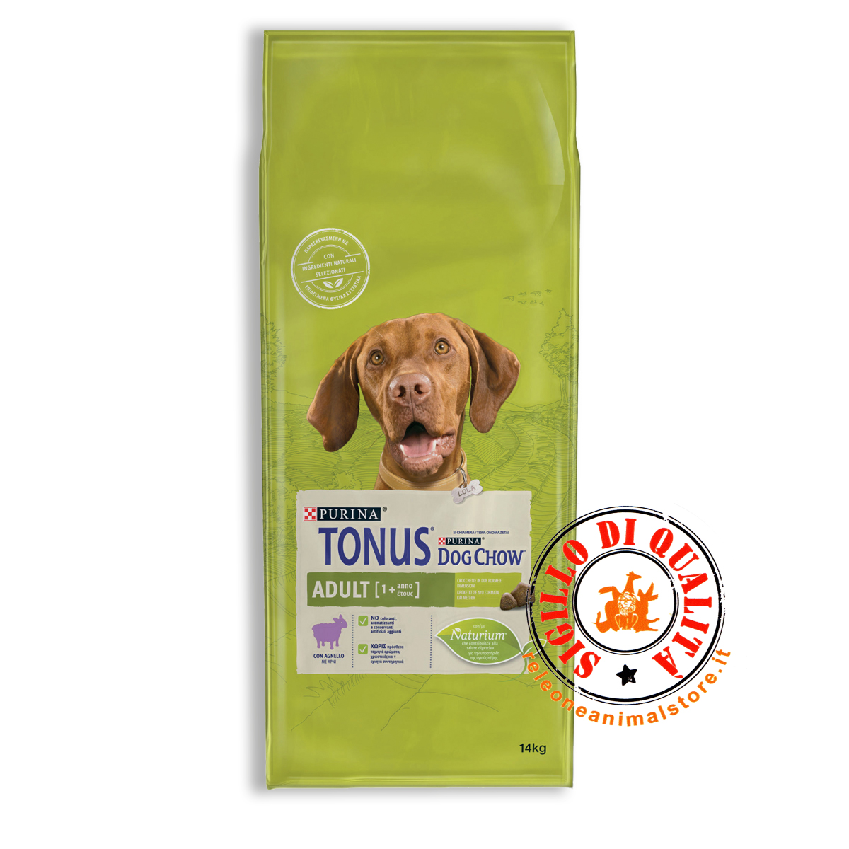 Purina Tonus Dog Chow Adult Cane Crocchette con Agnello 14 kg