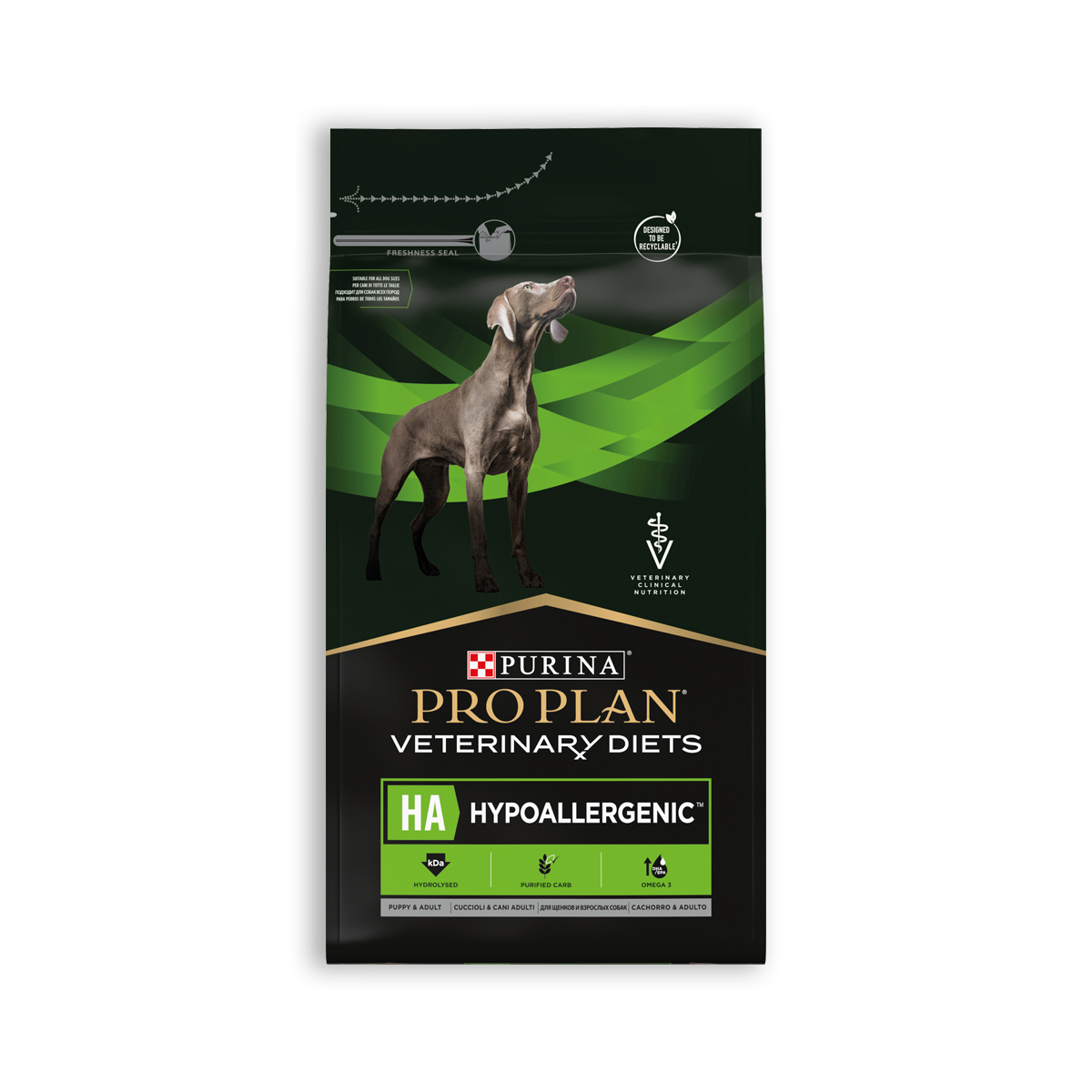 Alimento Secco Purina Veterinary Diets Cane HA Hypoallergenic 3 Kg