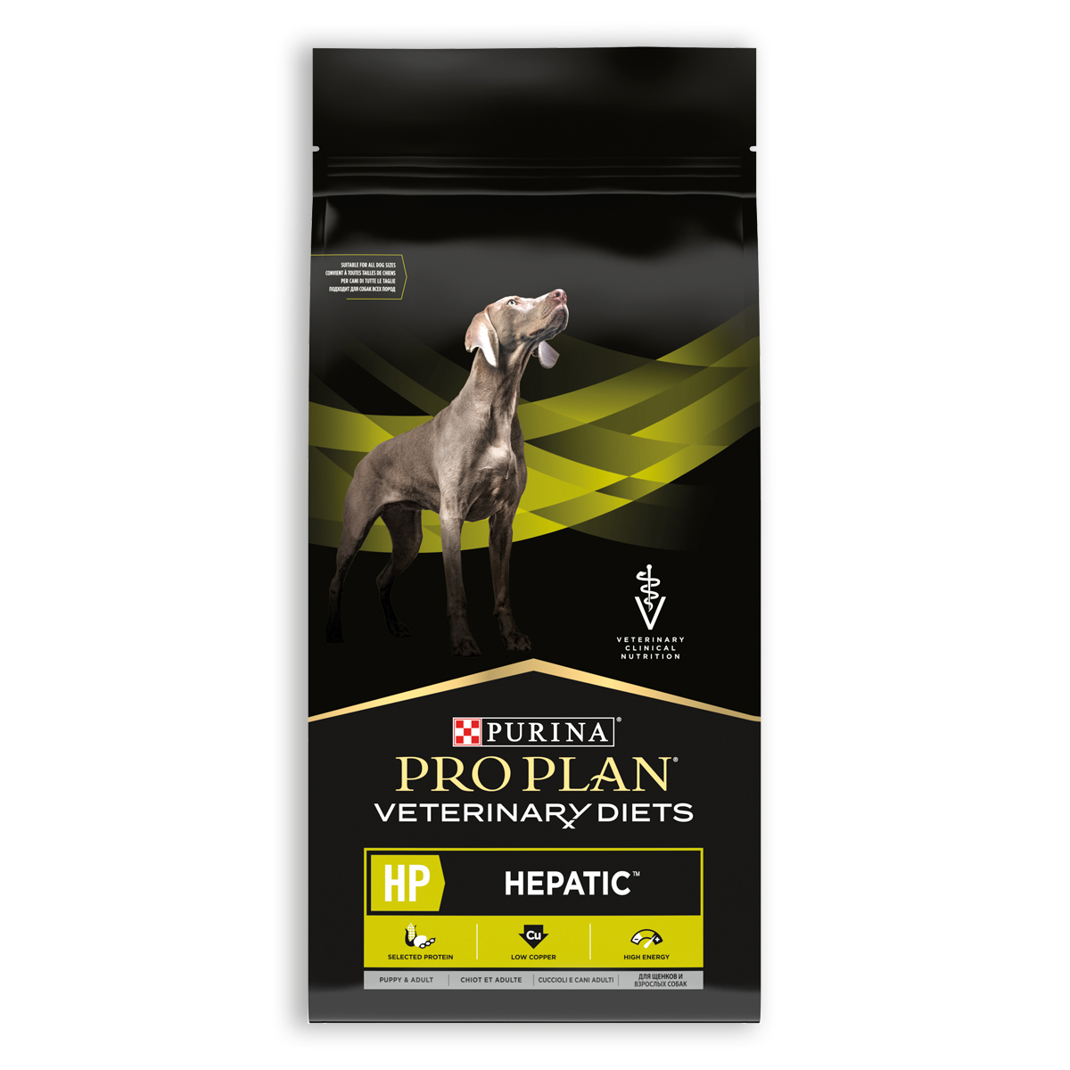 Alimento Secco Veterinary Diets Cane HP Hepatic Purina 12 Kg