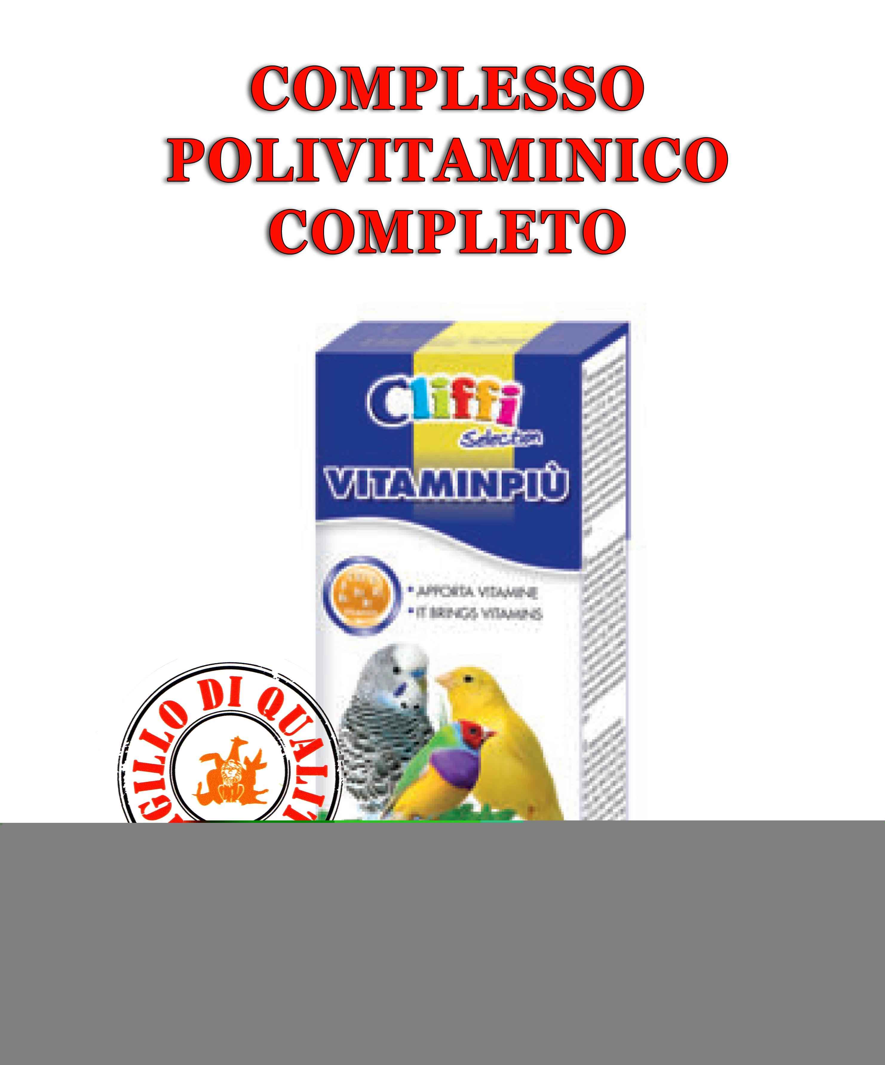 Cliffi VITAMINPI?? 25 gr Complesso Polivitaminico completo per Uccelli