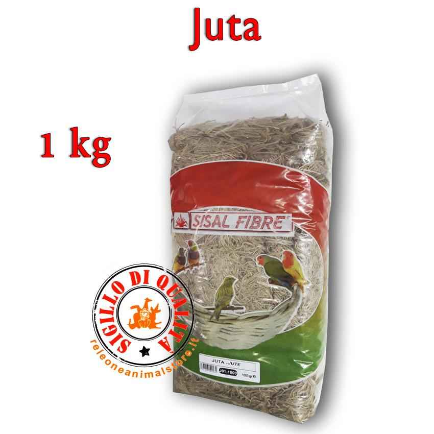 Juta Busta da 1 Kg - Imbottitura per nidi uccelli