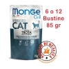 Monge Grill Bocconcini in Jelly gusto Trota - Gatti Sterilizzati