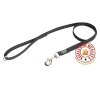 Guinzaglio per cani con maniglia e anello \"O\" Color e Gray Super-Grip 2x120 Nero