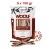 Snack per Cani Woolf Sandwich lungo di Manzo e Merluzzo - 100gr - 5 pezzi