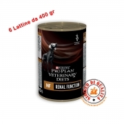 Cibo Umido Veterinary Diets Cane NF Renal Function Purina renale 400 gr 6 pz