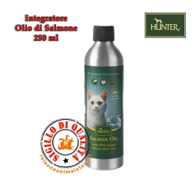 Hunter Olio di Salmone Integratore per Gatti 250 ml